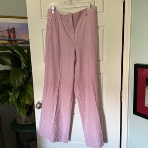 Ann Taylor High Rise Wide Leg Pant in Cross Weave